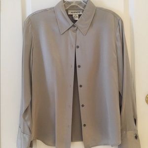 Alfani brand Ladies Silky Grey shirt